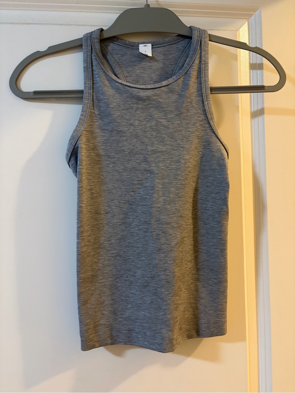 lululemon athletica Heather Grey Racerback Tank